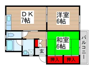 クレ-ル【2階】の間取り