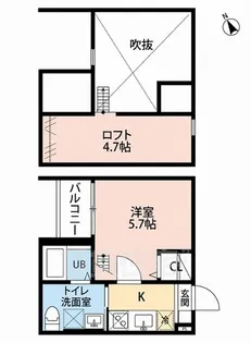 MAISON FAR 小本【1階】の間取り