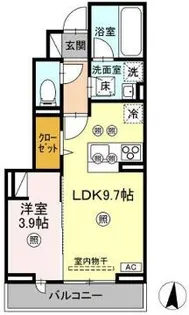 ヌオーヴォチッタ【1階】の間取り