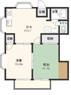 Kハイツ【2階】の間取り