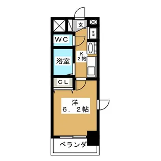 プレサンス桜通アベニュー【5階】の間取り