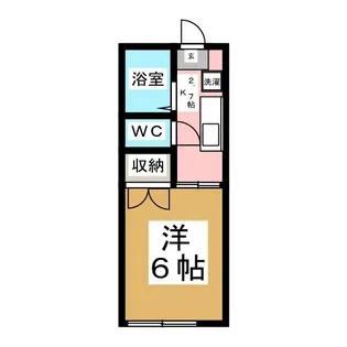 コーポコスモス【2階】の間取り
