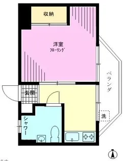 長島ビル【4階】の間取り