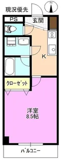 プランタン若里II【1階】の間取り