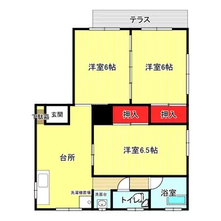 高平ハイツ【1階】の間取り