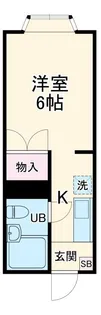キャトルイケダI【2階】の間取り