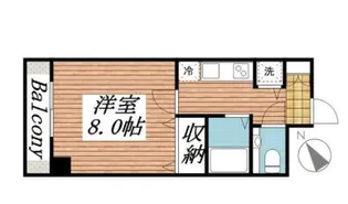 ロリエタワー川崎【7階】の間取り