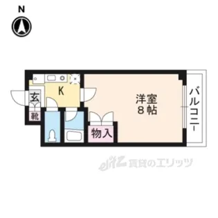 アール四条大宮【3階】の間取り