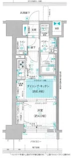 プレサンス ロジェ 名古屋駅前【2階】の間取り