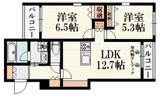 キルシュ ブリューテ 2【2階】の間取り