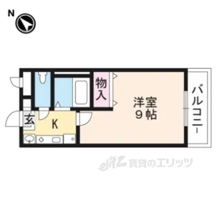ハイツ戸苅【3階】の間取り