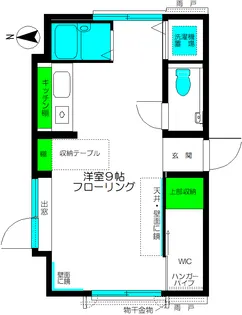 ハイツ稲葉【3階】の間取り