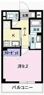 パークサイドヴィラ【1階】の間取り