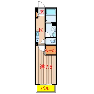 コンフォーティア船橋【1階】の間取り