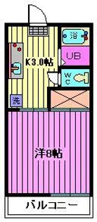 クリード指扇【2階】の間取り