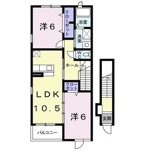グリーン フォレスト【2階】の間取り