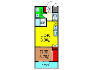 stella collina【2階】の間取り