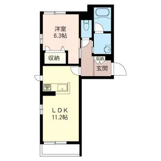 リラフォート【1階】の間取り