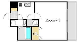 Vent vert【5階】の間取り