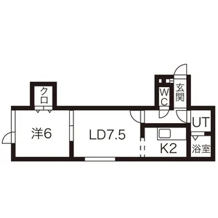 ジュピターノルデン【1階】の間取り