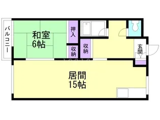 マンション甲田【3階】の間取り