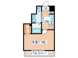 フォートレジデンス卸町駅前【10階】の間取り