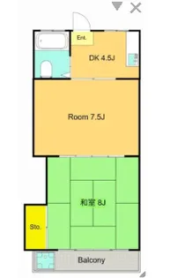 マンション美和 ☆【2階】の間取り