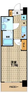 セレニテ福島カルム【10階】の間取り
