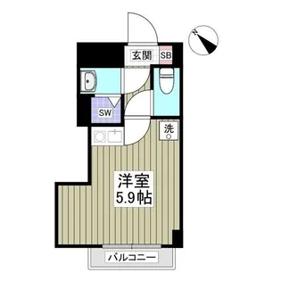 サンハイム菅馬場【3階】の間取り