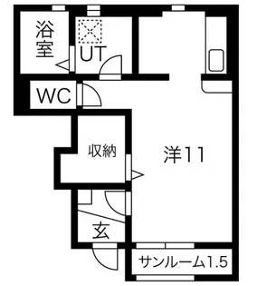 ドルチェ ヴィータ【1階】の間取り