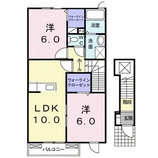 ヴィラファイン【2階】の間取り