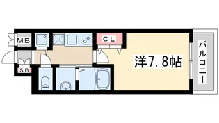 プランドール新大阪ノースレジデンス【8階】の間取り