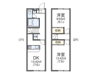 レオパレス東の間取り