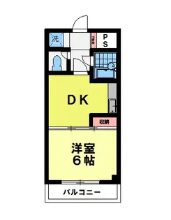 ザ・グリーンマンション【3階】の間取り