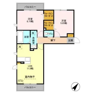 エスペランサ A【3階】の間取り
