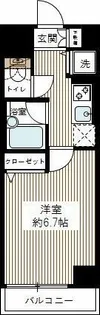 RISESTAGE MAGOME【1階】の間取り