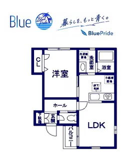 Le Monde KAMAKURA【1階】の間取り