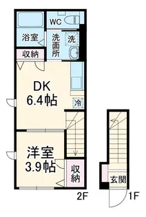 BASE884【2階】の間取り