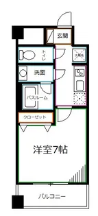 プライムアーバン武蔵小金井II【6階】の間取り