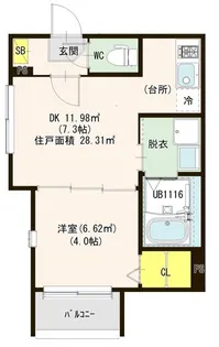 HT笠寺町【3階】の間取り