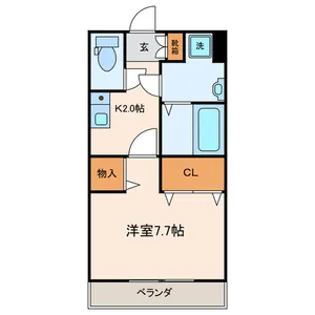 エクセドラ北参道【2階】の間取り