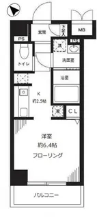 パルメゾン見次公園【3階】の間取り