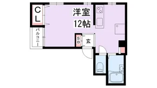 Brans Cross【3階】の間取り