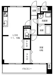 エイショウビル【5階】の間取り