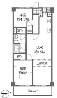 日商岩井第二新小岩マンション【7階】の間取り