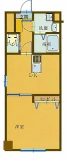 セントセシル【3階】の間取り