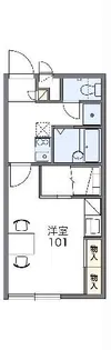 レオパレスシャトー大塚【2階】の間取り