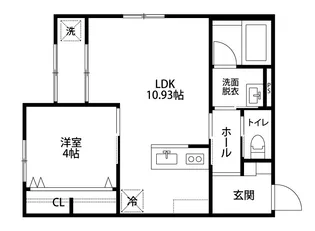 グレイス東栄町【2階】の間取り