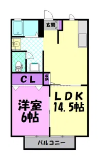 ディアス宝石台【1階】の間取り