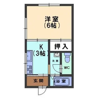 メゾンジュネス【2階】の間取り